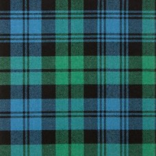 Strome Heavy Weight Tartan Fabric - Black Watch Ancient